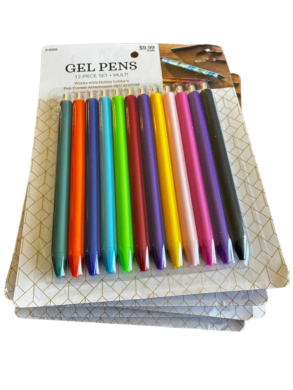Lot of 5 Hobby Lobby Gel Pen Sets NIB Pen Turner Craft Supplies